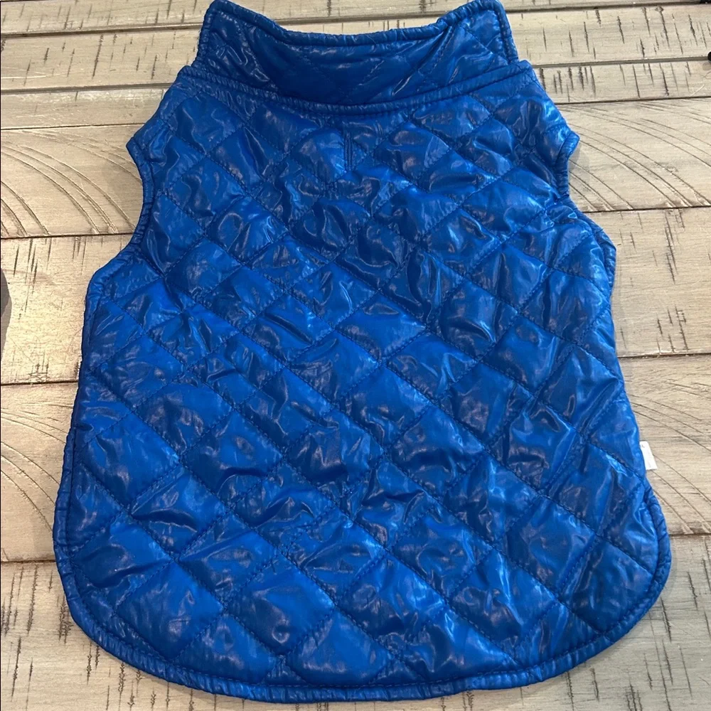 Small Dog Jackets Bundle of 2 Red & Blue Lightweight Velcro Closure Size Medium